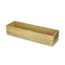  Dekoláda natúr hosszú 35x10cm dekorációs kellék