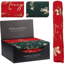  Dekor anyag 28 cm x 300 cm 2 féle karácsonyi dekoráció