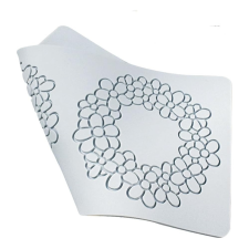 Dekor forma, szilikon, körvirág, 24,7×13 cm sütés és főzés