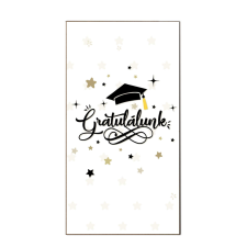  Dekor hűtőmágnes, ballagás, Gratulálunk hűtőmágnes
