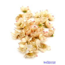  Dekor selyemvirág fej 5,5cm 28db/csomag - Halvány Barack dekorációs kellék
