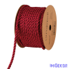  Dekor zsinór 3mm x 10m - Fényes Bordó