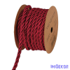  Dekor zsinór 5mm x 5m - Fényes Bordó