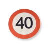 DEKORA 40. szülinapi tortaostya