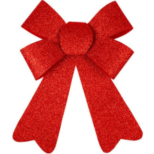  Dekorácia MagicHome Vianoce, mašľa, červená, 13x21 cm karácsonyi dekoráció