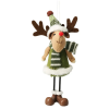  Dekorációs figura - álló rénszarvas (zöld)