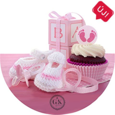  Dekorációs ostya - Babaváró, lány sütés és főzés