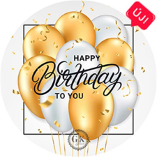  Dekorációs ostya - Happy Birthday sütés és főzés