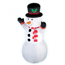 Dekorációs termékek Felfújható hóember, 120 cm, LED világítással karácsonyi dekoráció