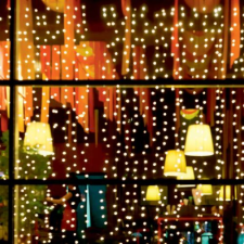 Dekorációs termékek LED-es fényfüggöny karácsonyfa izzósor