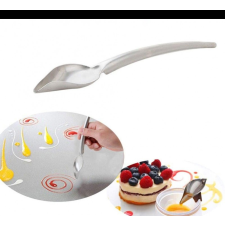  Dekoráló Kanál - Kreatív Cukrászati és Desszert Díszítő Eszköz konyhai eszköz