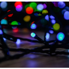 Dekortrend Heylight okos fényfüzér, 200 RGB LED, fekete kábel, 20 méter karácsonyfa izzósor