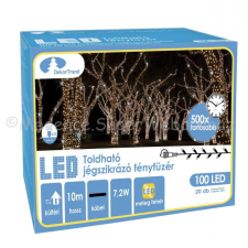 Dekortrend Kontakt LED Spark Kültéri Beltéri fényfüzér 10m - Hidegfehér (KDK 212) kültéri világítás