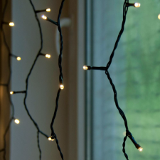 Dekortrend Kültéri LED fényfüggöny, Hideg fehér, 2 x 1 méter kültéri izzósor