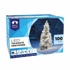 Dekortrend Kültéri toldható fényfüzér, Hideg fehér, 50 LED, 5 méter kültéri világítás