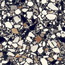 Delconca Padló Del Conca Frammenti nero 20x20 cm matt 20FR08MA járólap