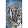  Delfin mozaik kép