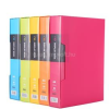 Deli Rio A4 80 zsebes feliratozható kemény borítós vegyes színű PP bemutatómappa (DEL05036)