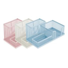 Deli téglalap alakú fémhálós színes írószertartó (DEL09154) írószertartó