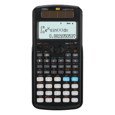 Deli ultimate d991es plus 417 funkciós fekete tudományos számológép ded991es számológép