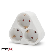 delight 05701 földelt 3-as fali elosztó hosszabbító, elosztó