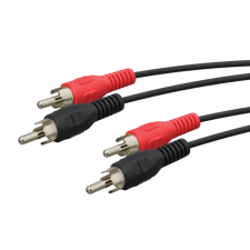 delight 20115 2x RCA apa - 2x RCA apa Kábel (1.5m) (20115) kábel és adapter