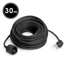 delight 30m 3x1,5 mm2 fekete lengő hosszabbító kábel és adapter