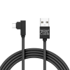 delight 55444C-BK kábel - USB-C töltőkábel (USB - USB Type-C apa be-/kimenet; 2m, fekete)