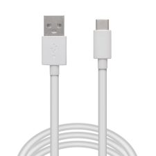 delight 55550WH-2 USB Type-C töltőkábel 2m - Fehér kábel és adapter