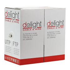 delight CAT5E Összekötő Szürke 305m 20018 kábel és adapter