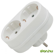 delight Hálózati elosztó 2 csatlakozó hosszabbító, elosztó