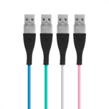 delight iPhone adatkábel szilikon bevonat 1m (több szín) (55438) kábel és adapter