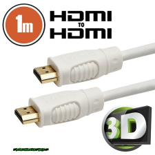 delight Jelkábel HDMI-HDMI 1.4 3D  1m aranyozott  Am/Am audió/videó kellék, kábel és adapter
