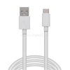 delight kábel - USB-C töltőkábel (USB-C apa be-/kimenet; 1m, fehér) (DELIGHT_55550WH-1)