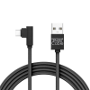 delight kábel - USB-C töltőkábel (USB - USB Type-C apa be-/kimenet; 2m, fekete)