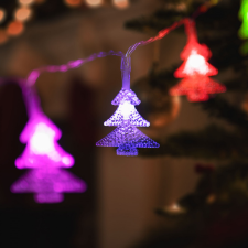 delight LED fényfüzér - színes fenyőfa - 20 LED - 2,3 méter karácsonyfa izzósor