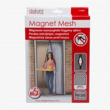 delight Mágneses Szúnyogháló függöny ajtóra 100 x 210 cm fehér színű 11398WH szúnyogháló