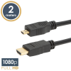 delight Micro HDMI kábel • 2 m aranyozott csatlakozóval