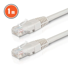 delight Patch kábel - UTP - CAT6 - CCA - 1 m - szürke (20342) kábel és adapter
