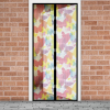 delight Szúnyogháló ajtóra színes pillangós