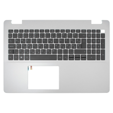 Dell 6KJ0H gyári új magyar háttérvilágított laptop billentyűzet + ezüst felső fedél laptop alkatrész