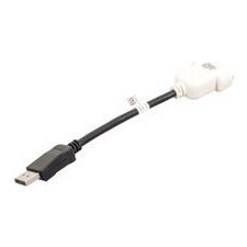Dell DisplayPort/DVI-D Fekete, Fehér (23NVR) kábel és adapter