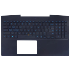 Dell G3 15 3590 gyári billentyűzet palmresttel (US kiosztás, fekete) laptop alkatrész