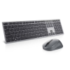 Dell KM7321W billentyűzet Egér mellékelve RF vezeték nélküli + Bluetooth QWERTY Brit angol Szürke, Titán (580-AJQO)