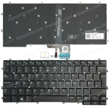 Dell Latitude 7370, Latitude E7370 gyári billentyűzet (UK kiosztás), fekete laptop alkatrész