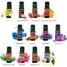 DellArt természetes esszenciális illóolaj 12 x 10 ml aroma lámpához illóolaj