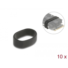 DELOCK 18409 gumigyűrű M.2 SSD és hűtőborda összefogására 10db fekete hűtés