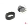 DELOCK 18409 gumigyűrű M.2 SSD és hűtőborda összefogására 10db fekete (delock18409)