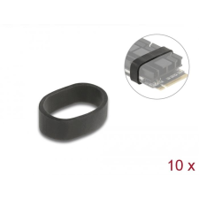 DELOCK 18409 gumigyűrű M.2 SSD és hűtőborda összefogására 10db fekete (delock18409) hűtés