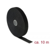 DELOCK 18716 tépőzáras kábelkötegelő 10m fekete (18716)